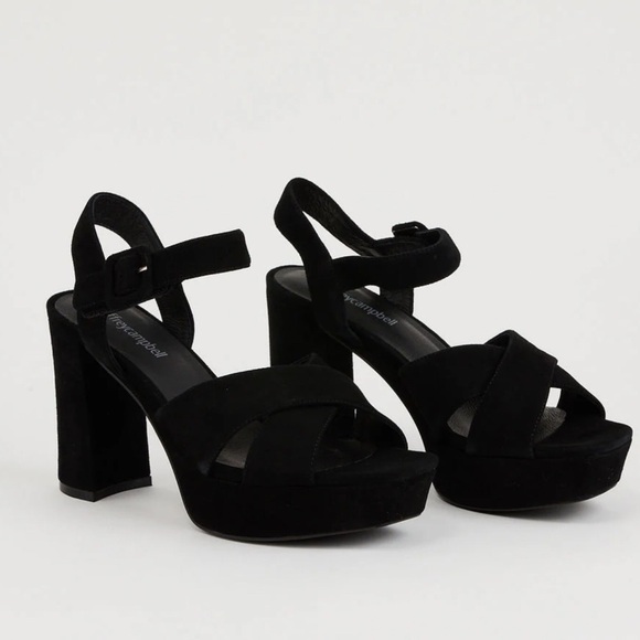 Jeffrey Campbell Shoes - NEW Jeffrey Campbell Amma Black Suede 9.5